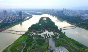 Yanweizhou Paysage parc chine