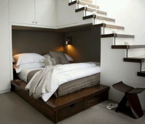 lit sous escalier 2